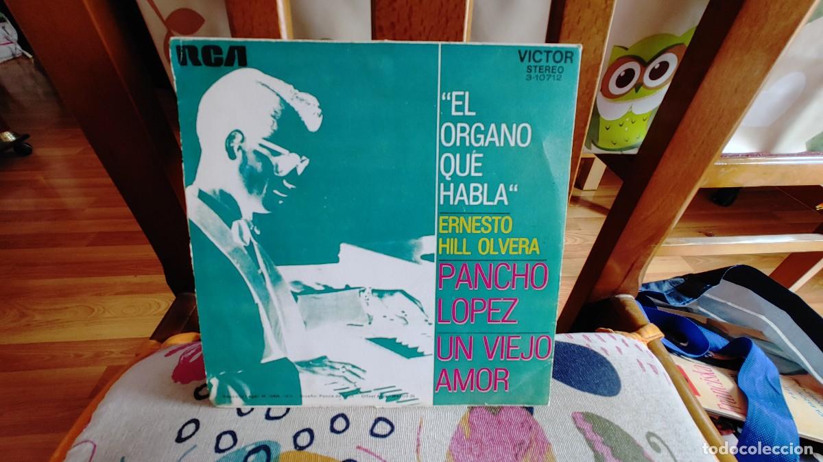 Discos de vinilo: ERNESTO HILL OLVERA-SINGLE PANCHO LOPEZ - Foto 2