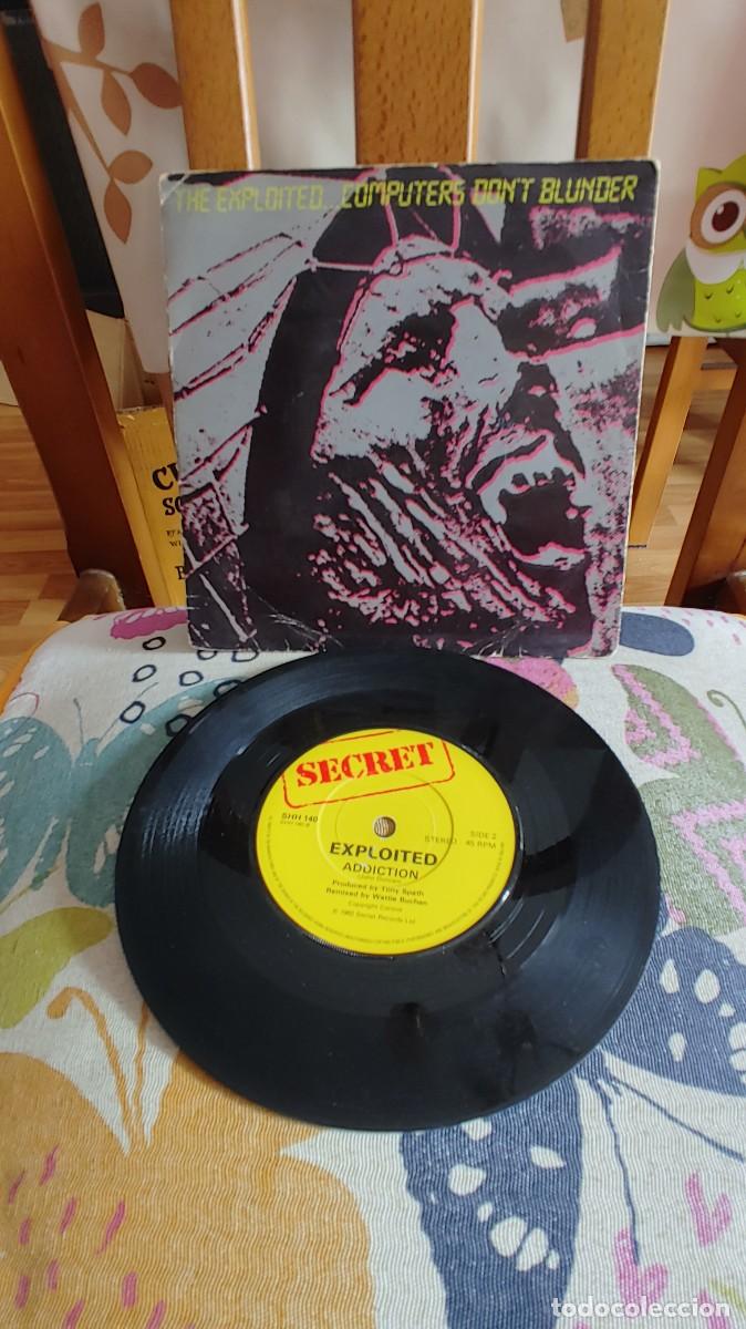 Discos de vinilo: EXPLOITED-SINGLE COMPUTERS DON&acute;T BLUNDER - Foto 1