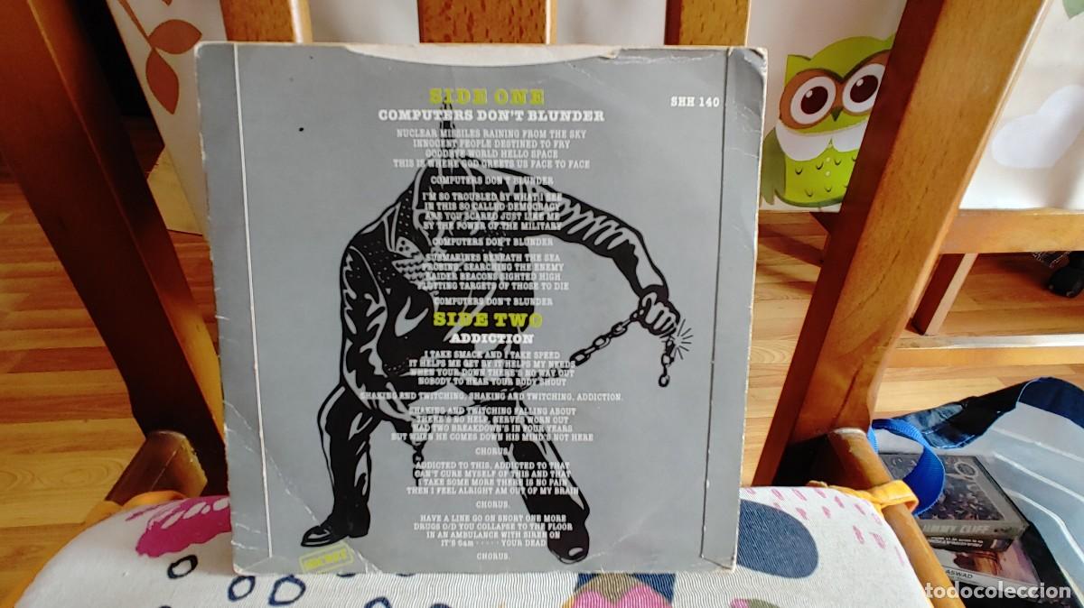 Discos de vinilo: EXPLOITED-SINGLE COMPUTERS DON&acute;T BLUNDER - Foto 2