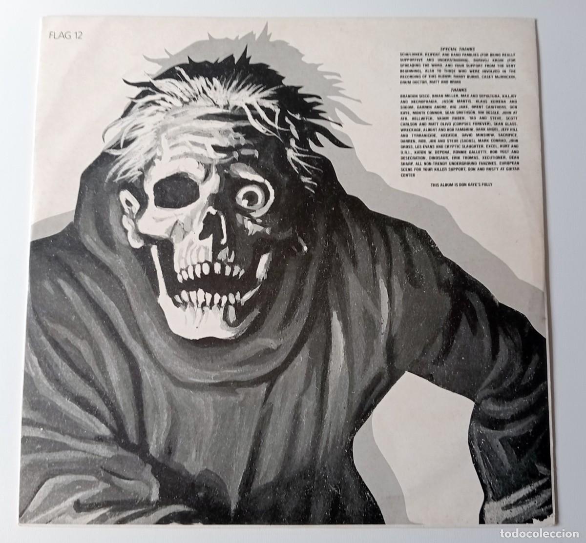 Discos de vinilo: LP DEATH - SCREAM BLOODY GORE - Foto 4
