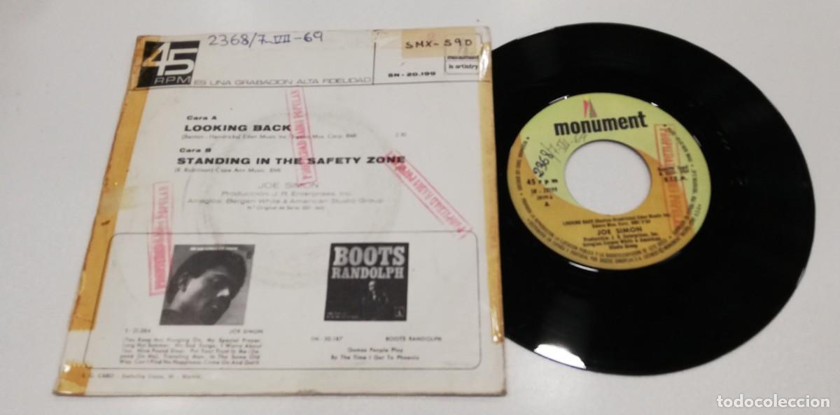 Discos de vinilo: SCO50-Joe Simon - Looking Back (7&rdquo;, Single) - Foto 2