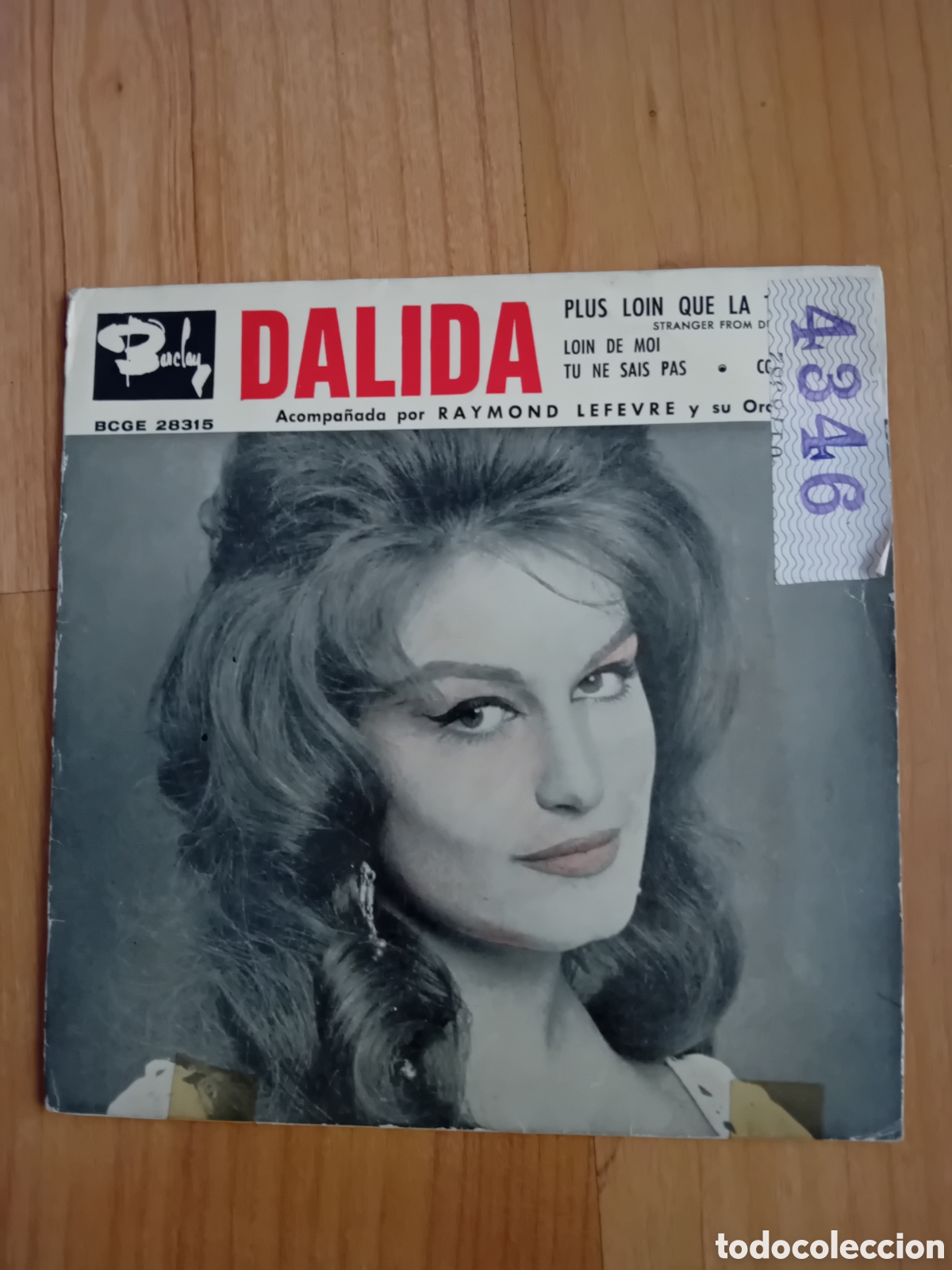 Discos de vinilo: DALIDA. RAYMOND LEFEVRE. LOIN DE MOI - Foto 1