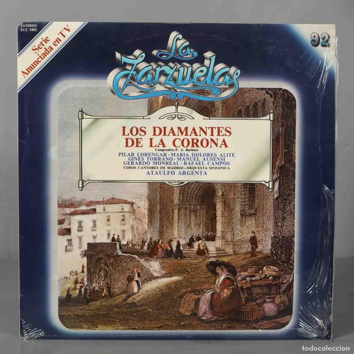 Discos de vinilo: LP. LOS DIAMANTES DE LA CORONA ARGENTA