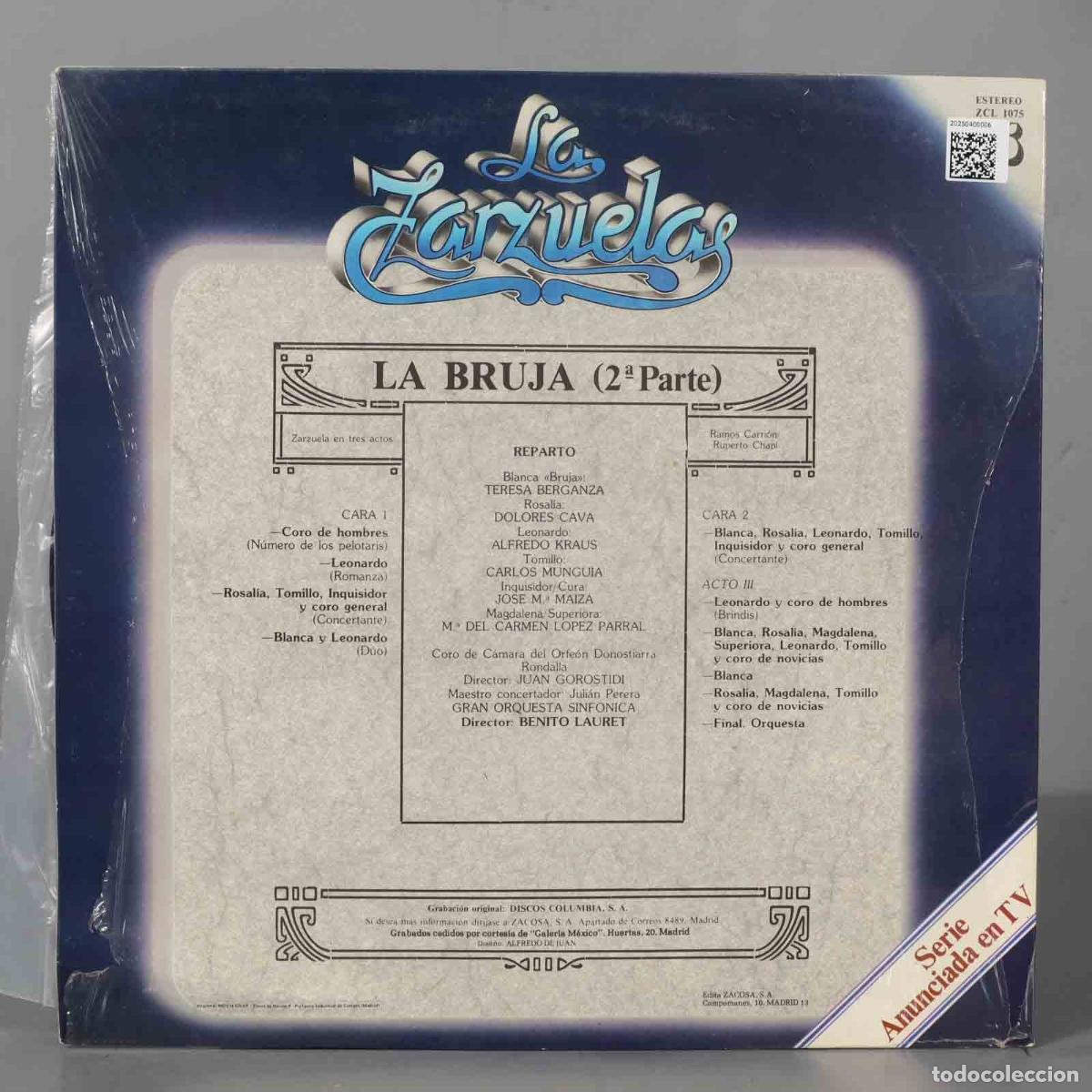 Discos de vinilo: LP. LA BRUJA 2 PARTE LAURET - Foto 2