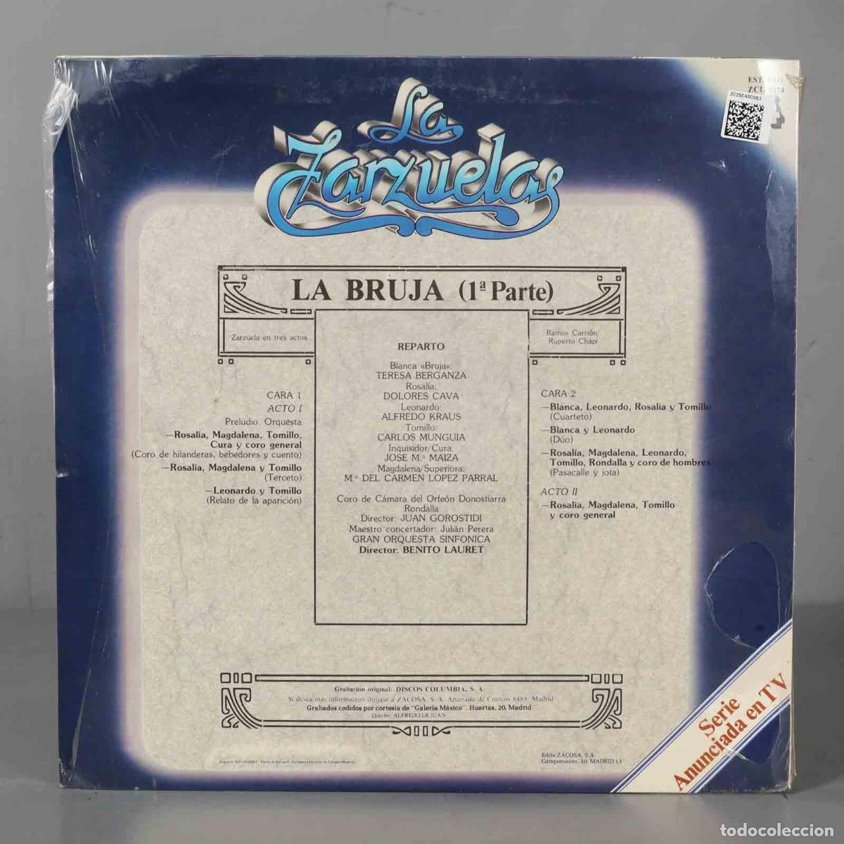 Discos de vinilo: LP. LA BRUJA 1A PARTE LAURET - Foto 2