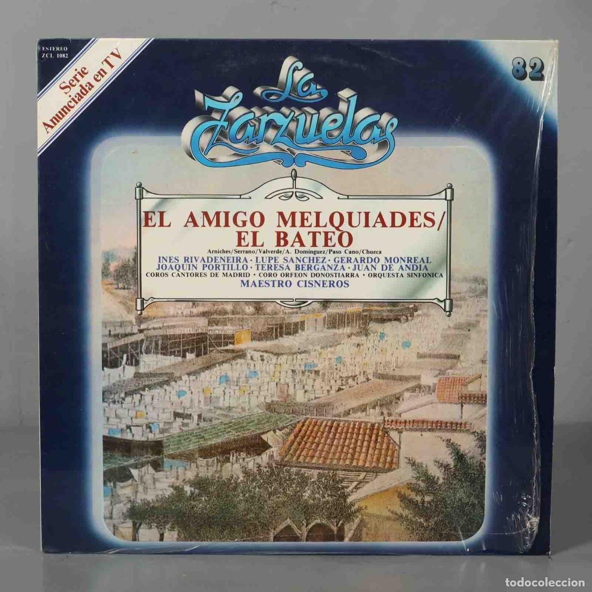 Disques de vinyle: LP. EL AMIGO MELQUIADES EL BATEO CISNEROS