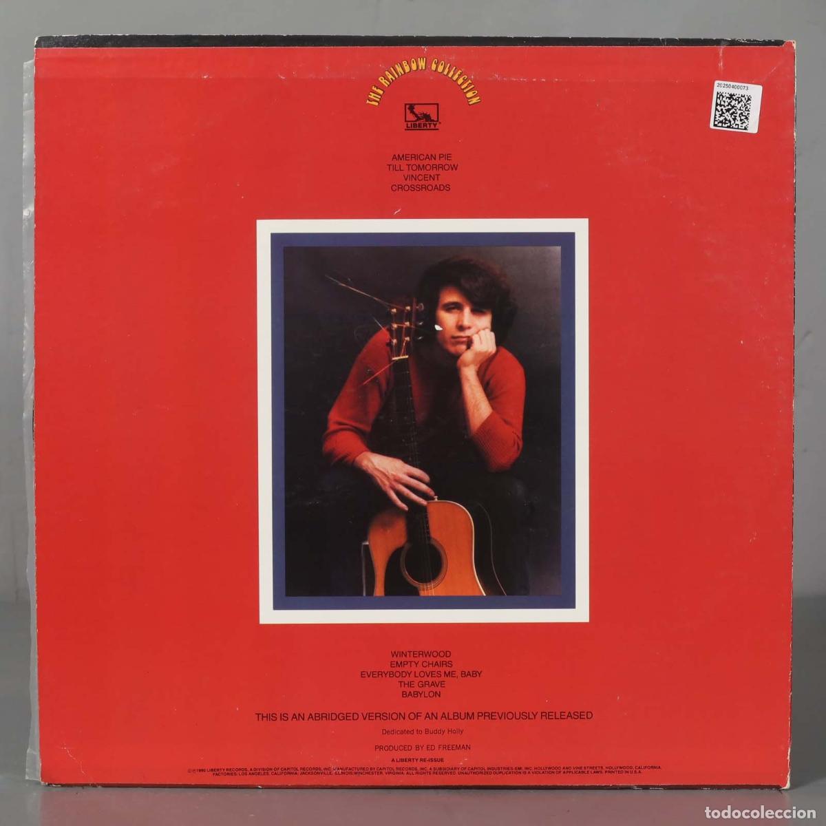 Discos de vinilo: LP. Don McLean &ndash; American Pie - Foto 2