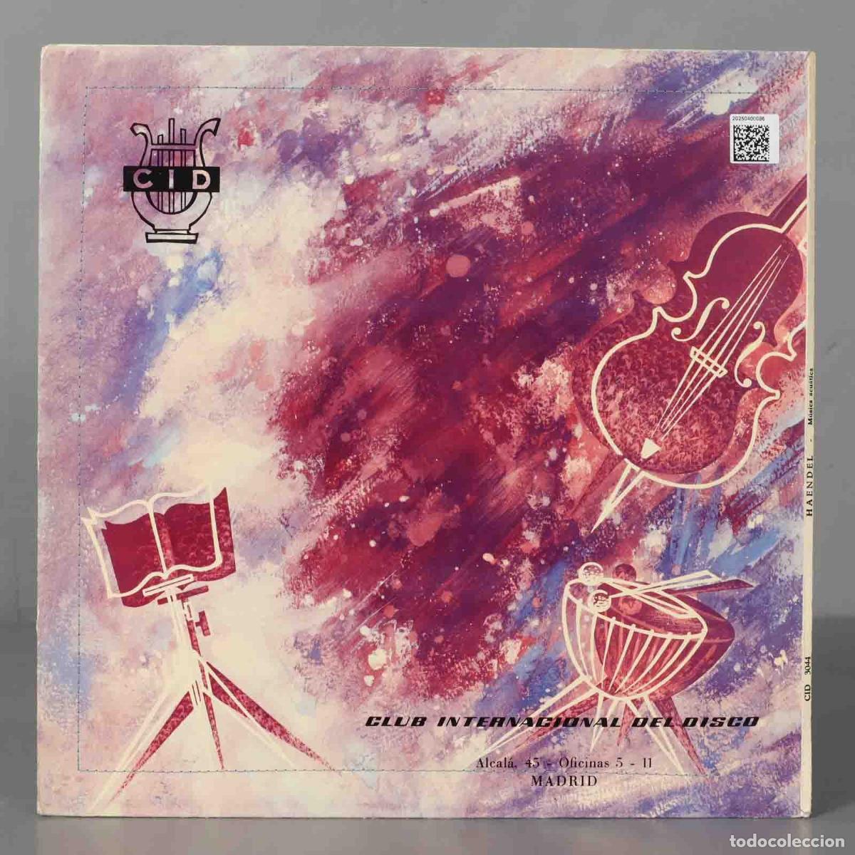 Discos de vinilo: LP. MUSICA ACUATICA. HAENDEL. BAMBERGER - Foto 2