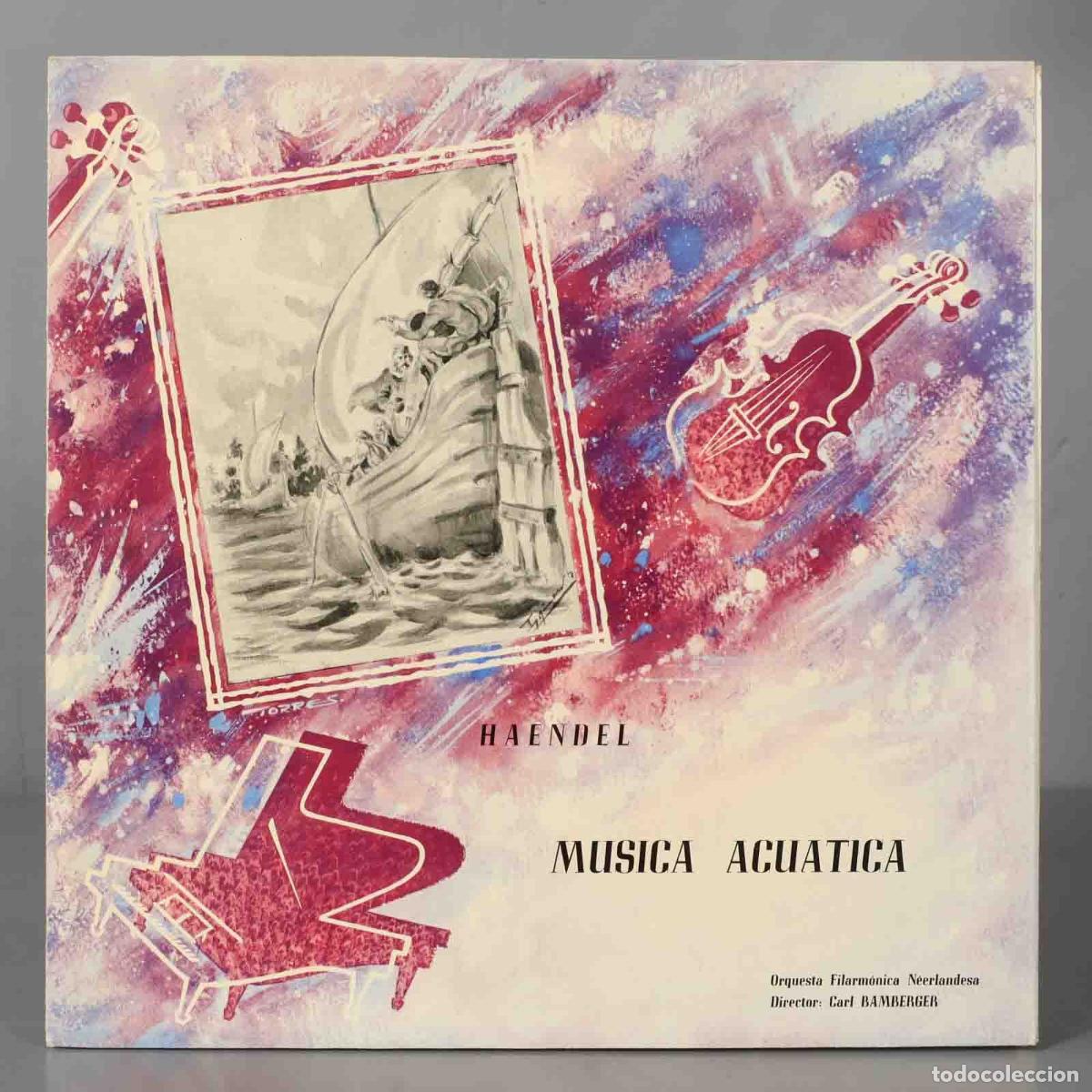 Discos de vinilo: LP. MUSICA ACUATICA. HAENDEL. BAMBERGER - Foto 1