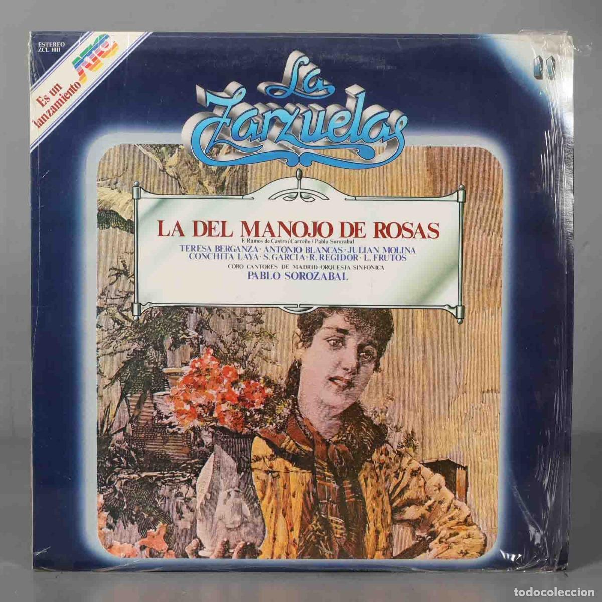 Discos de vinilo: LP. LA DEL MANOJO DE ROSAS. SOROZABAL - Foto 1