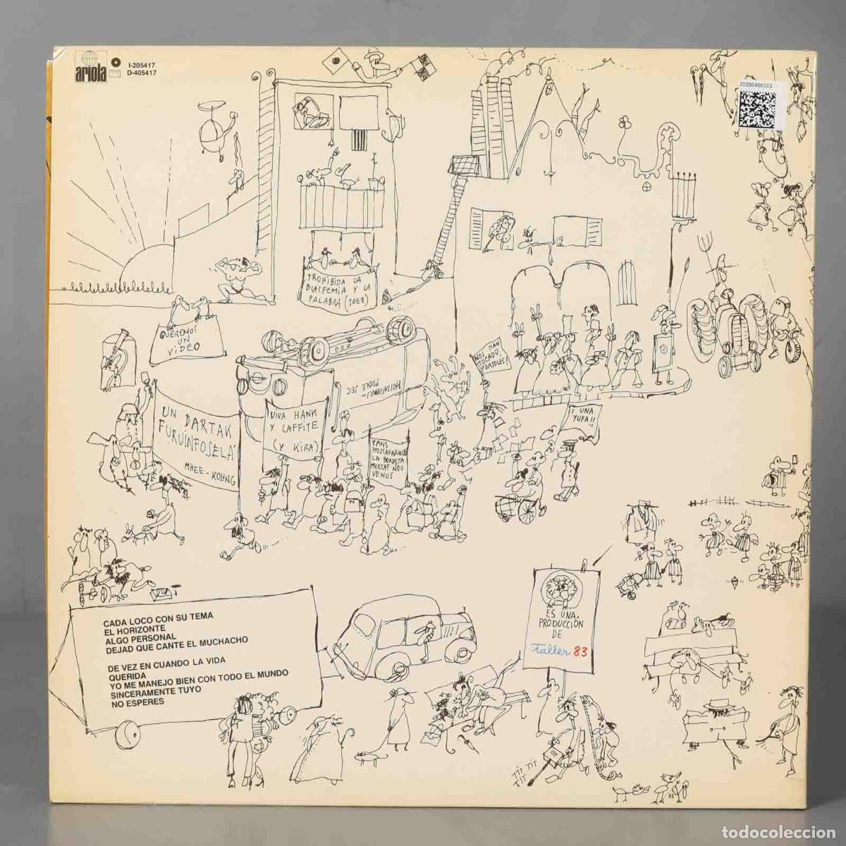 Discos de vinilo: LP. Serrat &ndash; Cada Loco Con Su Tema - Foto 2