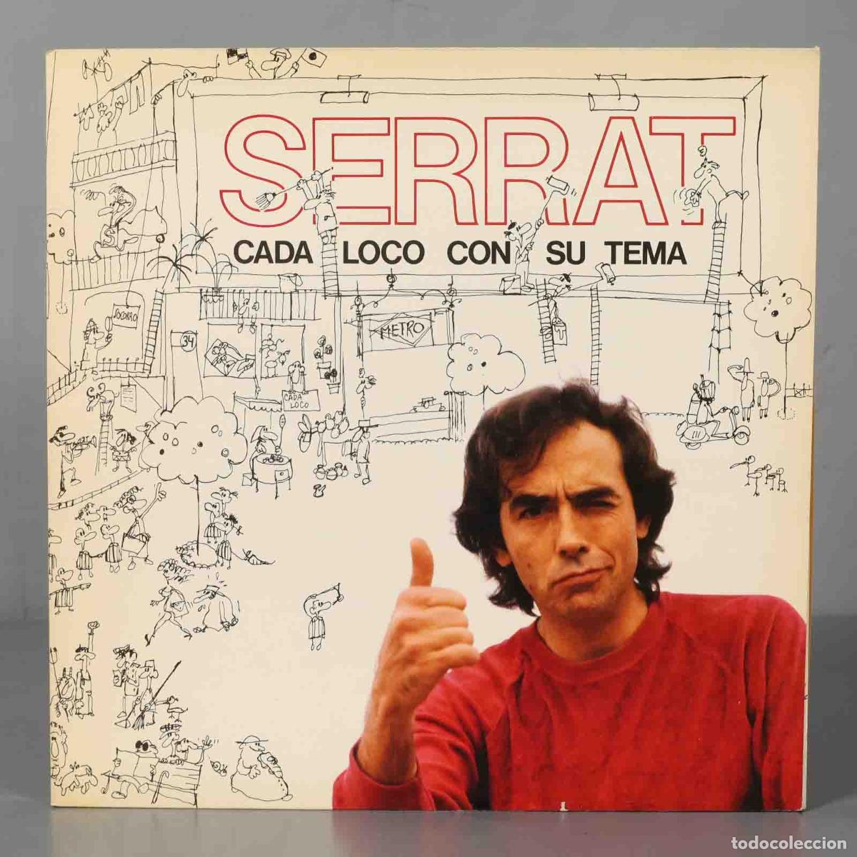 Discos de vinilo: LP. Serrat &ndash; Cada Loco Con Su Tema - Foto 1