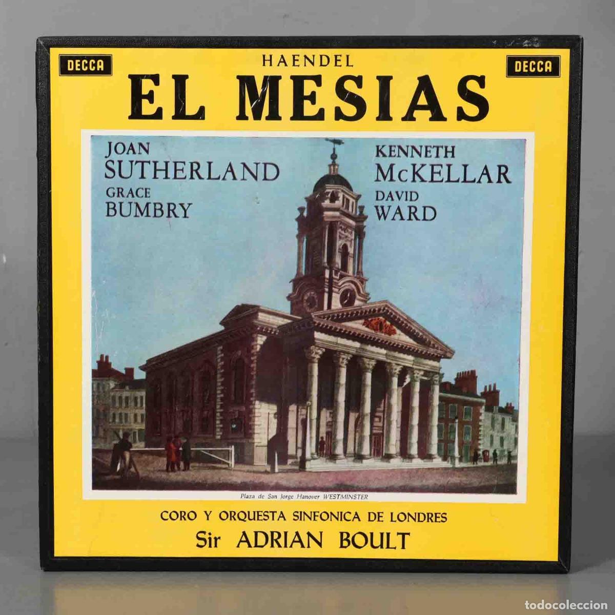 Discos de vinilo: LP. Boult &ndash; El Mes&iacute;as HAENDEL - Foto 1