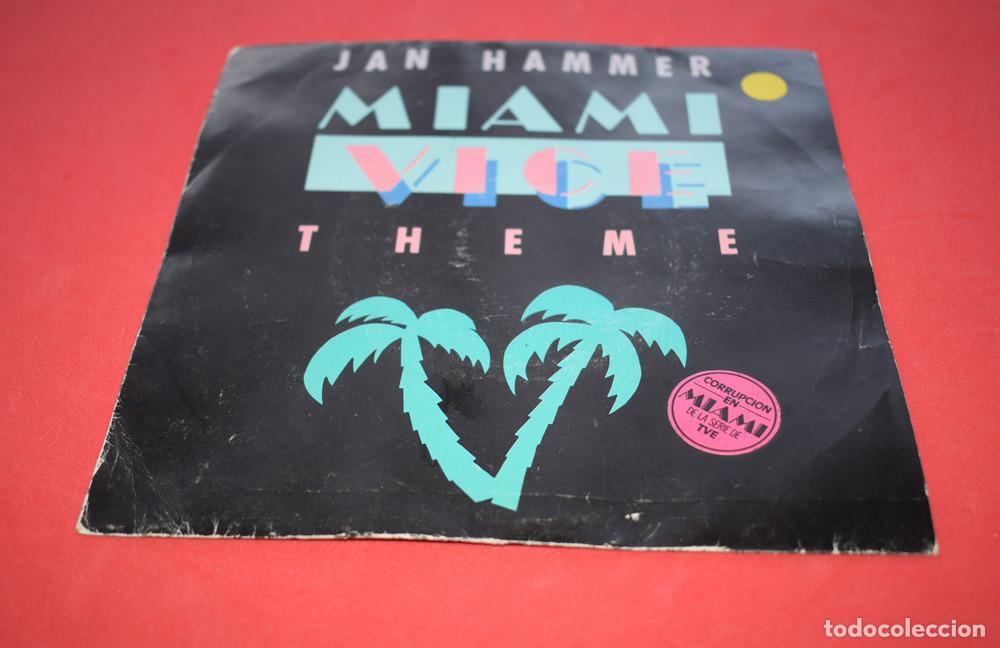 Discos de vinilo: JAN HAMMER - MIAMI VICE THEME - single 7 - 1985 - Foto 1