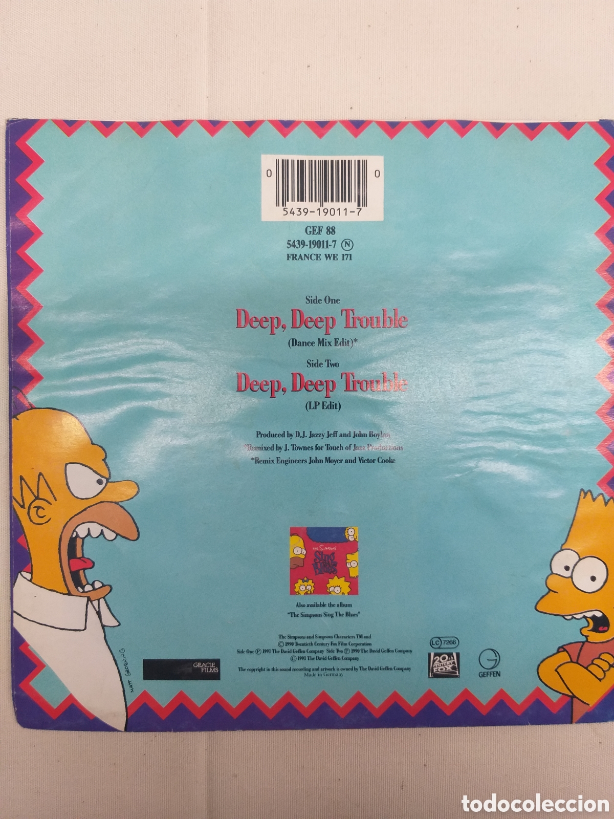 Discos de vinilo: Single vinilo The Simpsons. - Foto 2