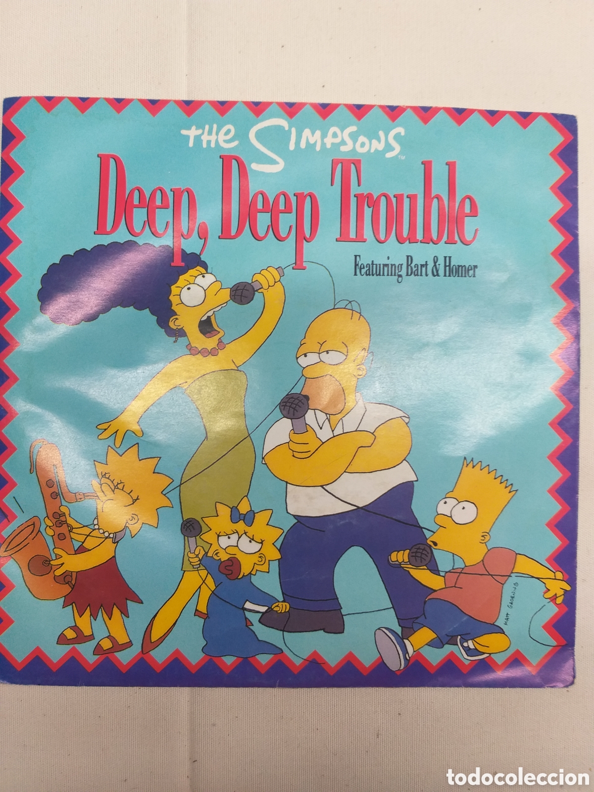 Discos de vinilo: Single vinilo The Simpsons. - Foto 1