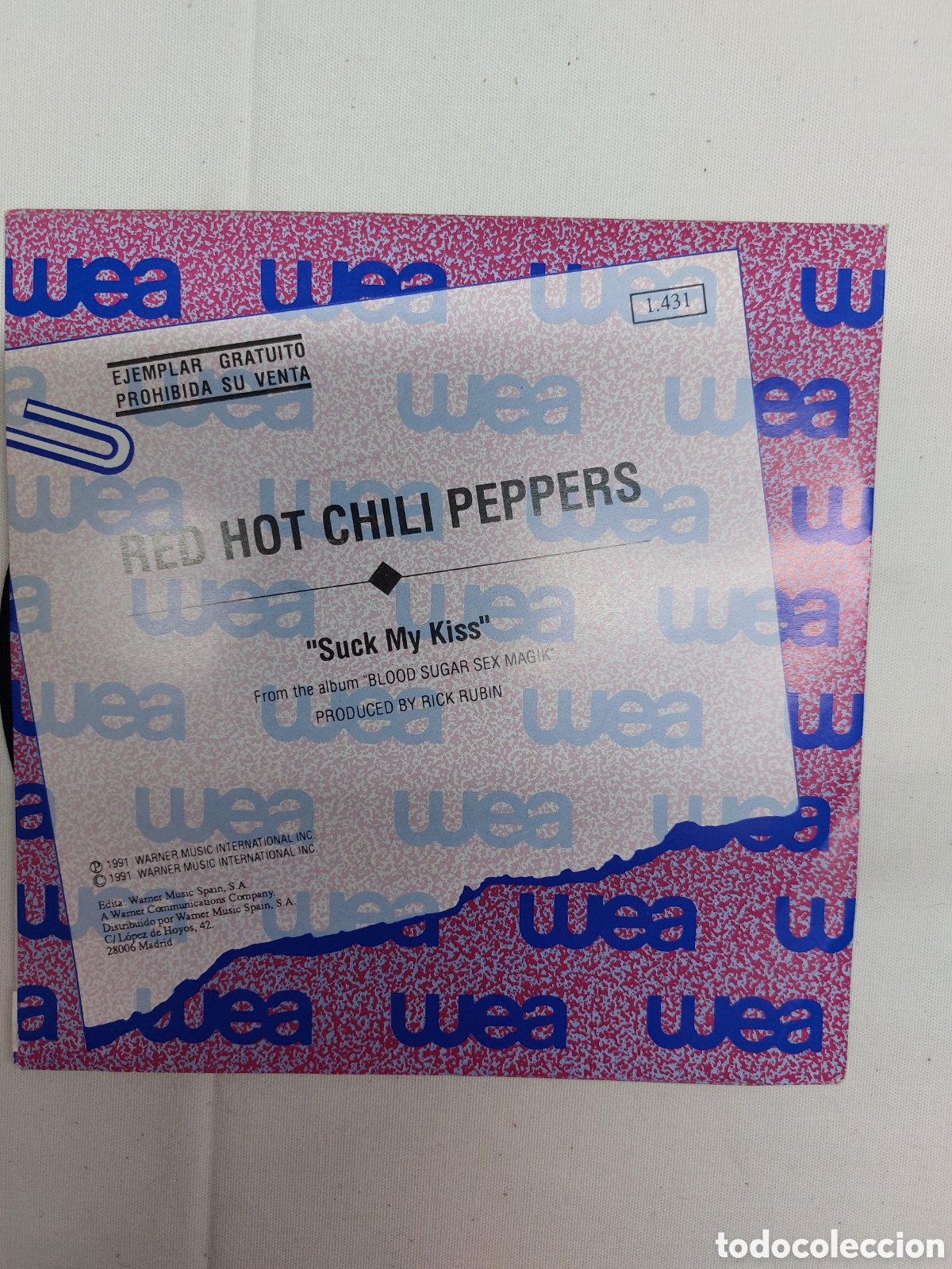 Discos de vinilo: Red Hot Chili Peppers. Single promo - Foto 2