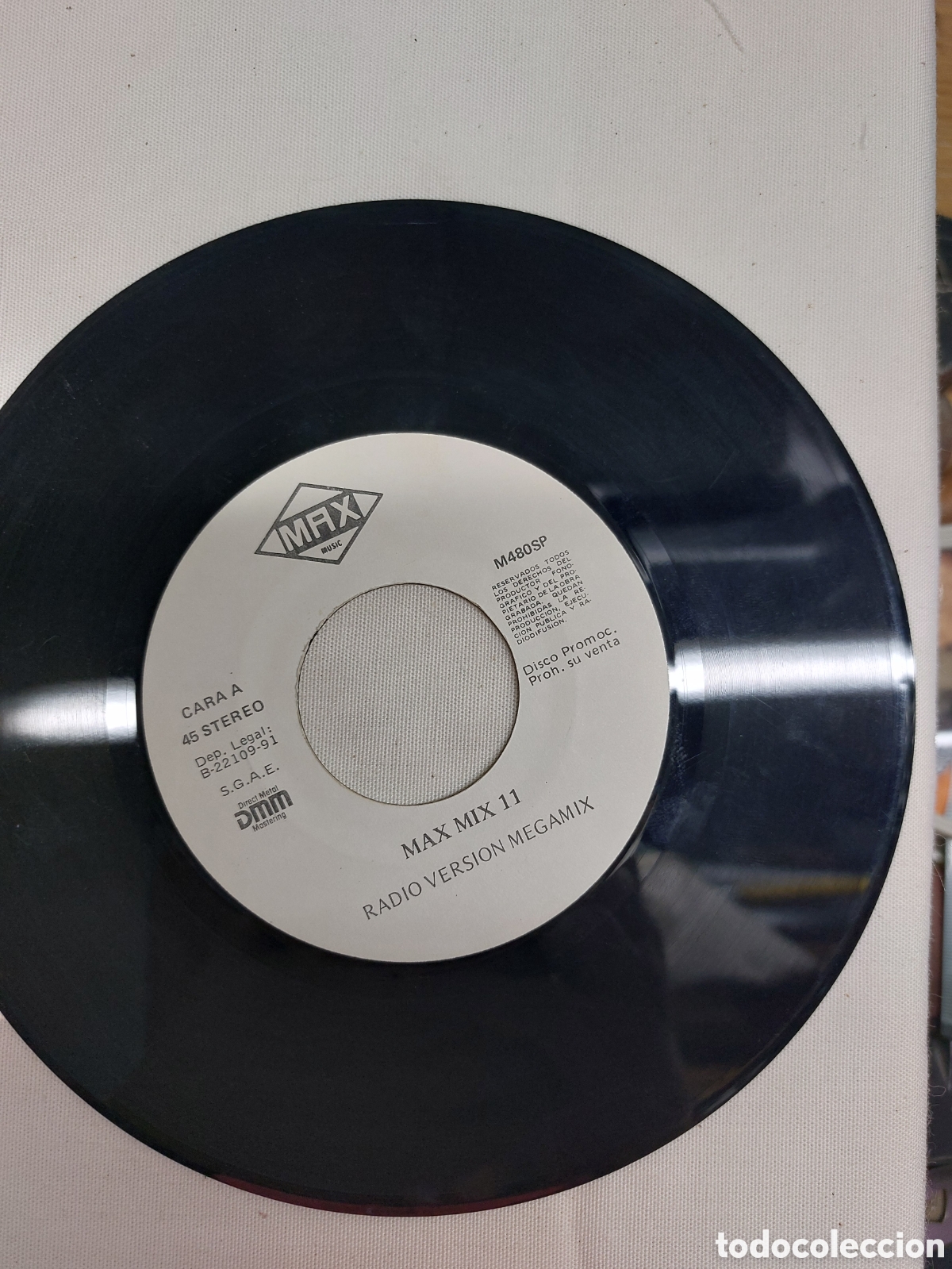 Discos de vinilo: Single vinilo Max Mix 11. Promo - Foto 3