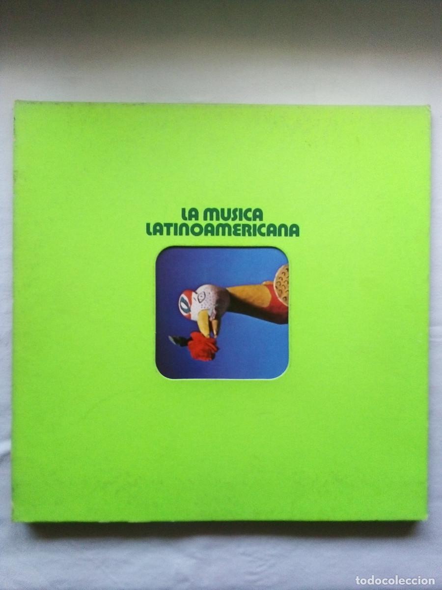 Disques de vinyle: LA MUSICA LATINOAMERICANA - LP TRIPLE ESPA&Ntilde;A 1974