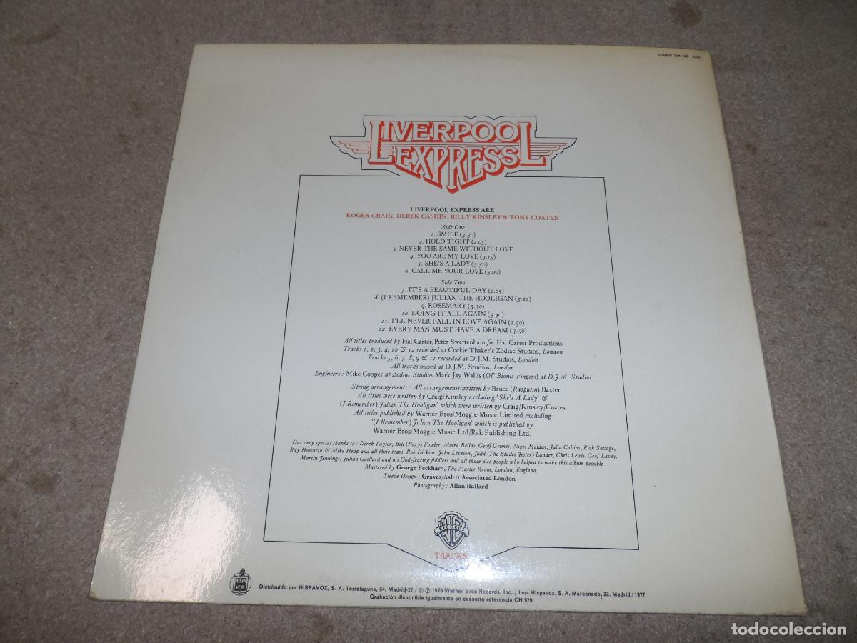 Discos de vinilo: LIVERPOOL EXPRESS - TRACKS (SPAIN 1976) - Foto 2