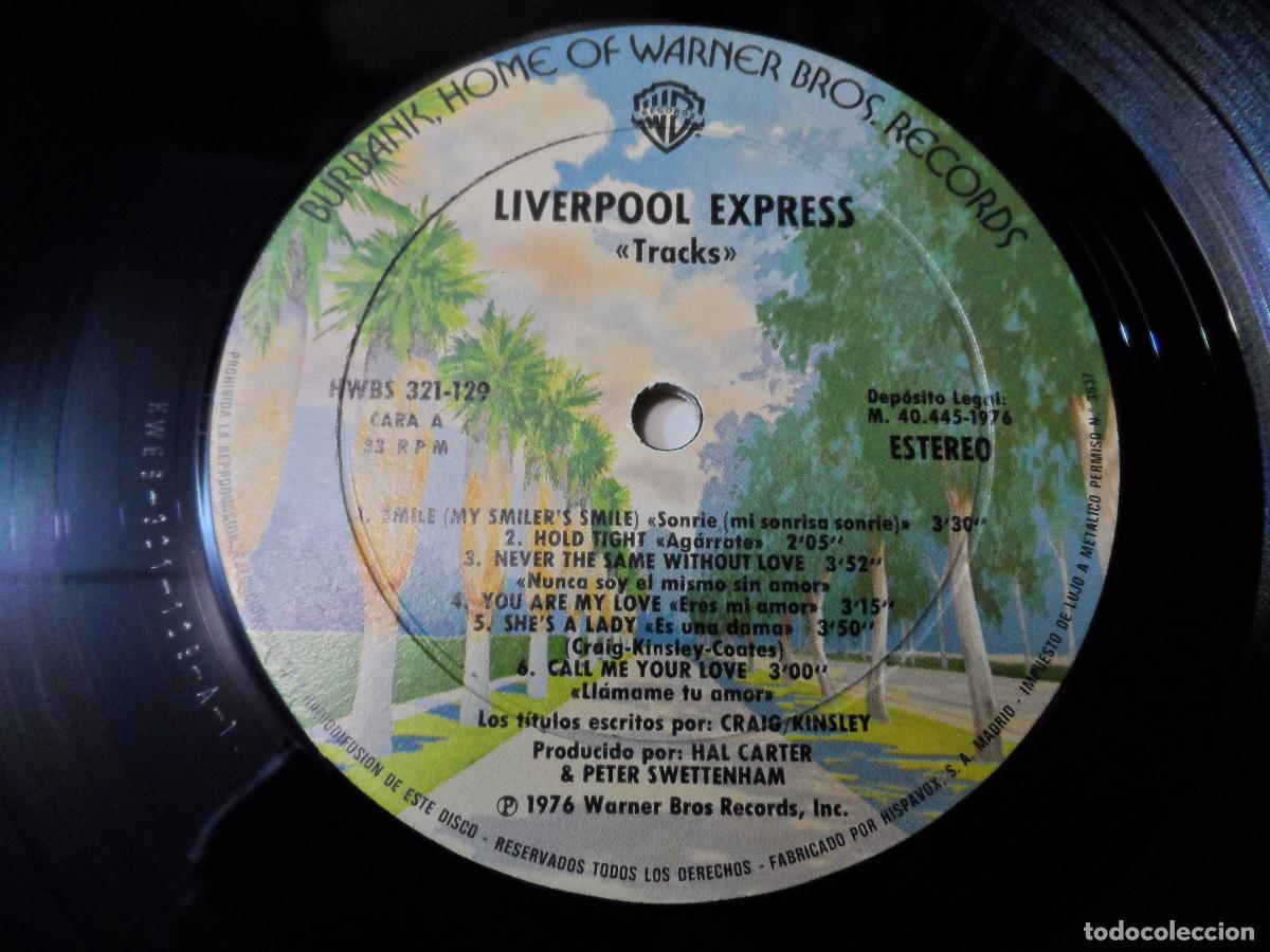Discos de vinilo: LIVERPOOL EXPRESS - TRACKS (SPAIN 1976) - Foto 3