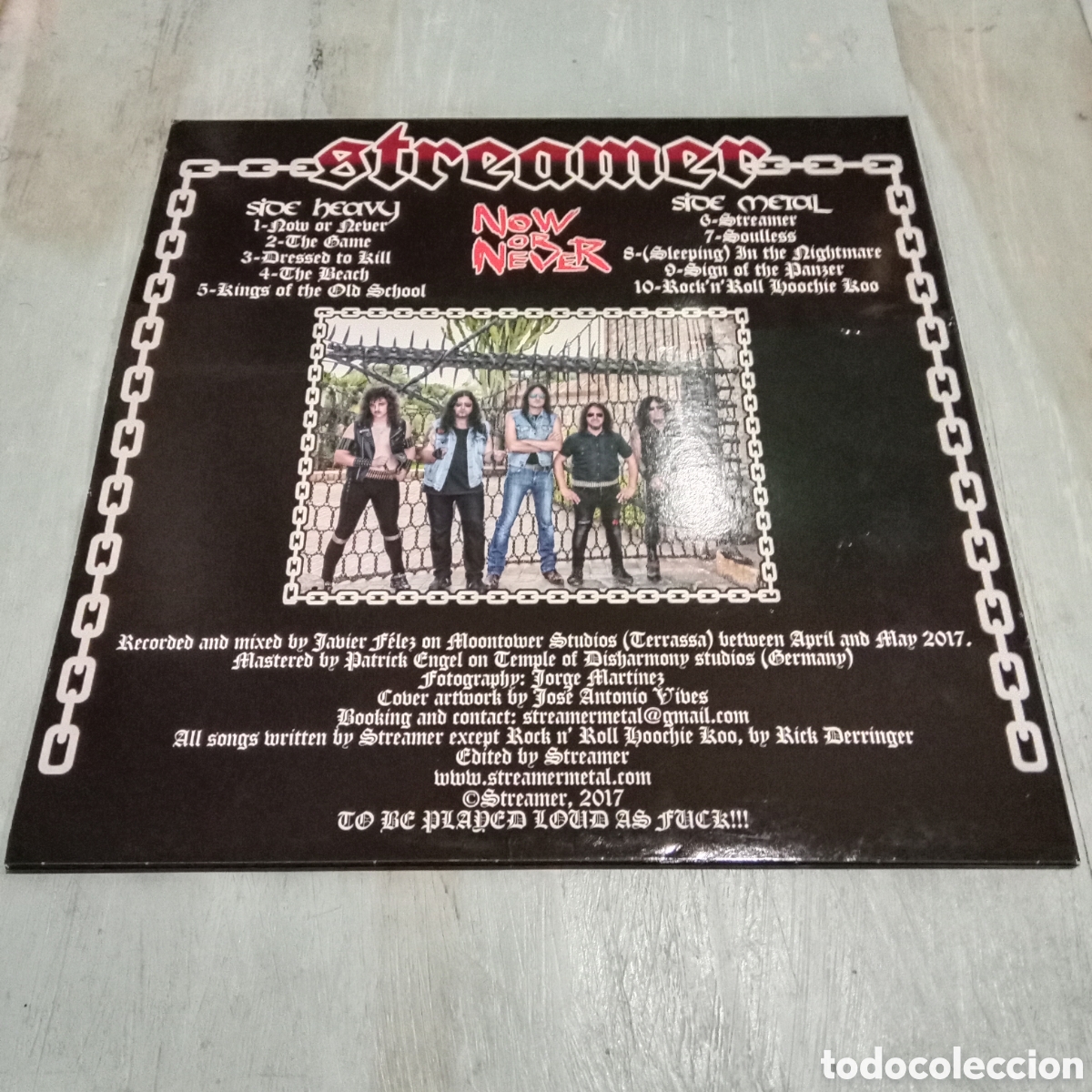 Discos de vinilo: STREAMER - NOW OR NEVER - LP - Foto 2