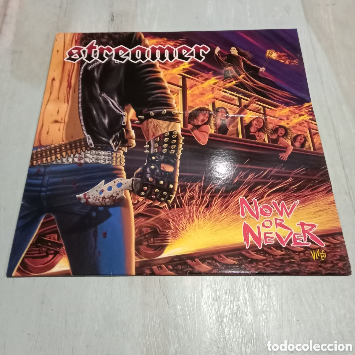 Discos de vinilo: STREAMER - NOW OR NEVER - LP - Foto 1