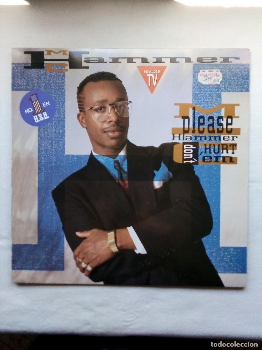 Discos de vinilo: MC HAMMER - PLEASE HAMMER DONT HURT EM - LP ESPA&Ntilde;A 1990 - Foto 1