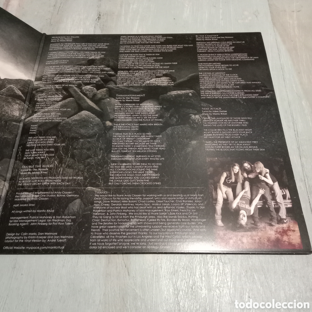 Discos de vinilo: MANTIC RITUAL - EXECUTIONER - LP GATEFOLD - Foto 5