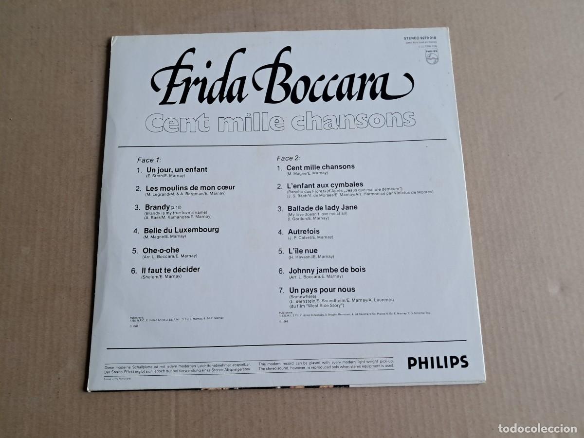 Discos de vinilo: FRIDA BOCCARA - CENT MILLE CHANSONS LP 1978 EDICION HOLANDA - Foto 4