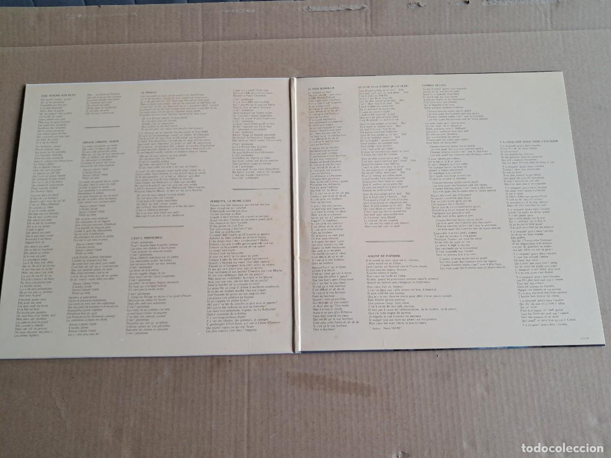 Discos de vinilo: PIERRE PERRET - C&acute;EST L&acute;PRINTEMPS LP 1981 GATEFOLD EDICION FRANCIA - Foto 3
