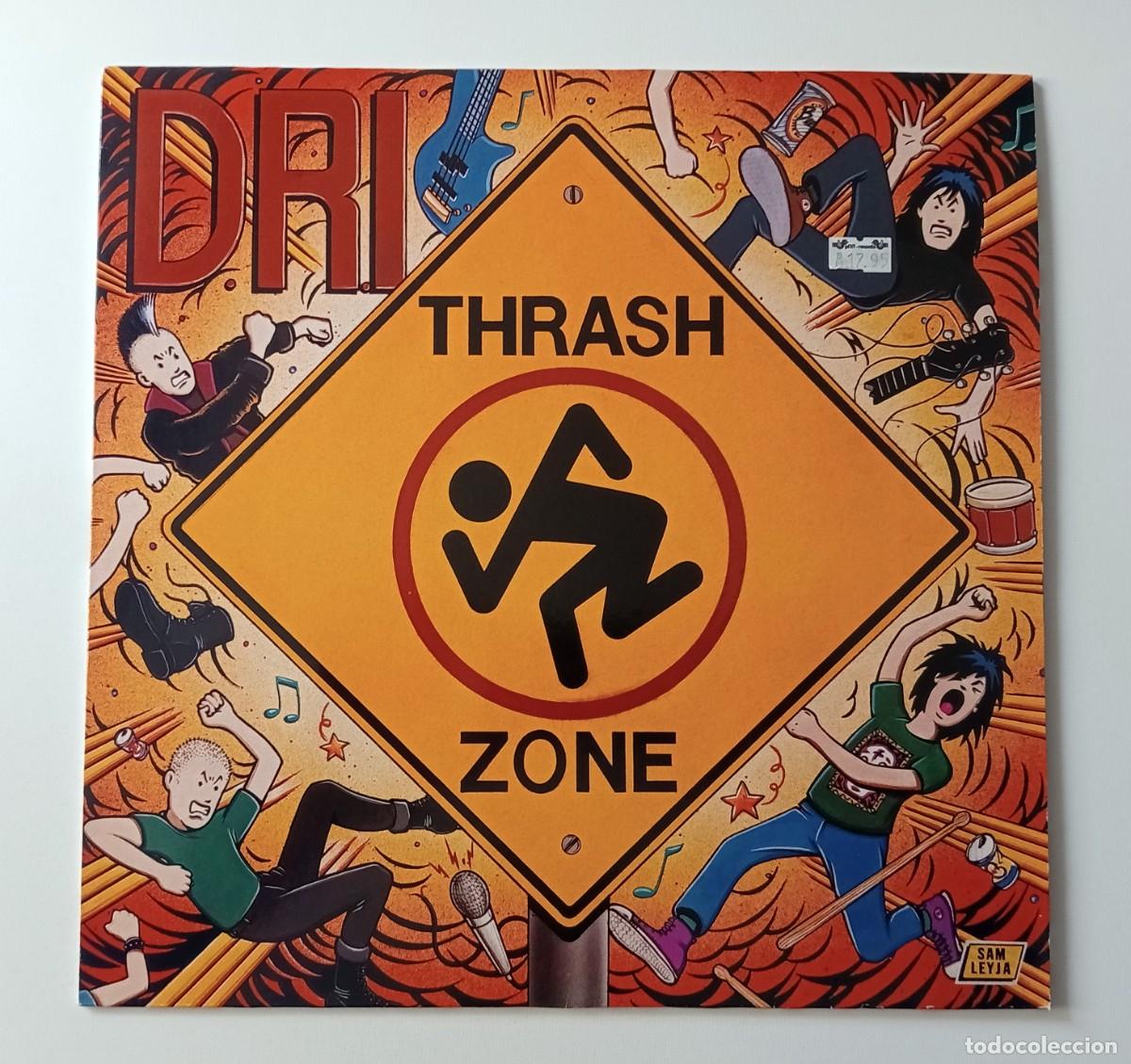 Discos de vinilo: LP D.R.I. - THRASH ZONE - Foto 1