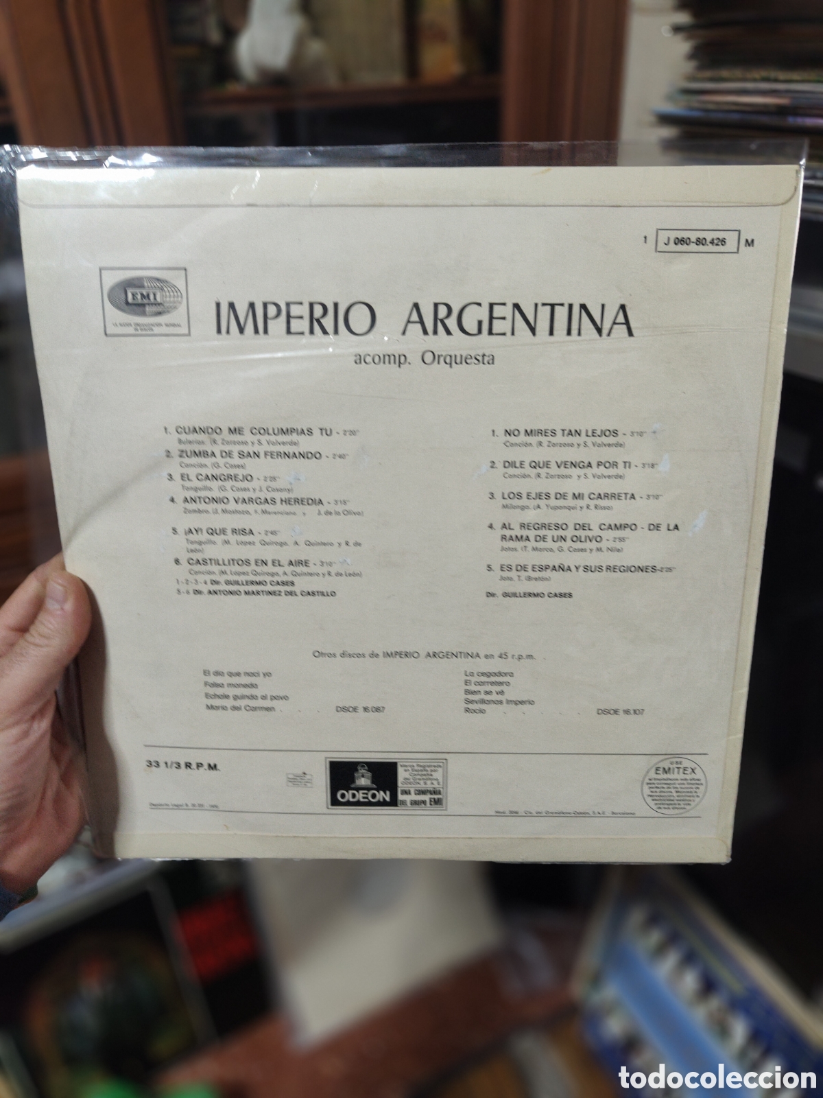 Discos de vinilo: DISCO L.P IMPERIO ARGENTINA - Foto 2