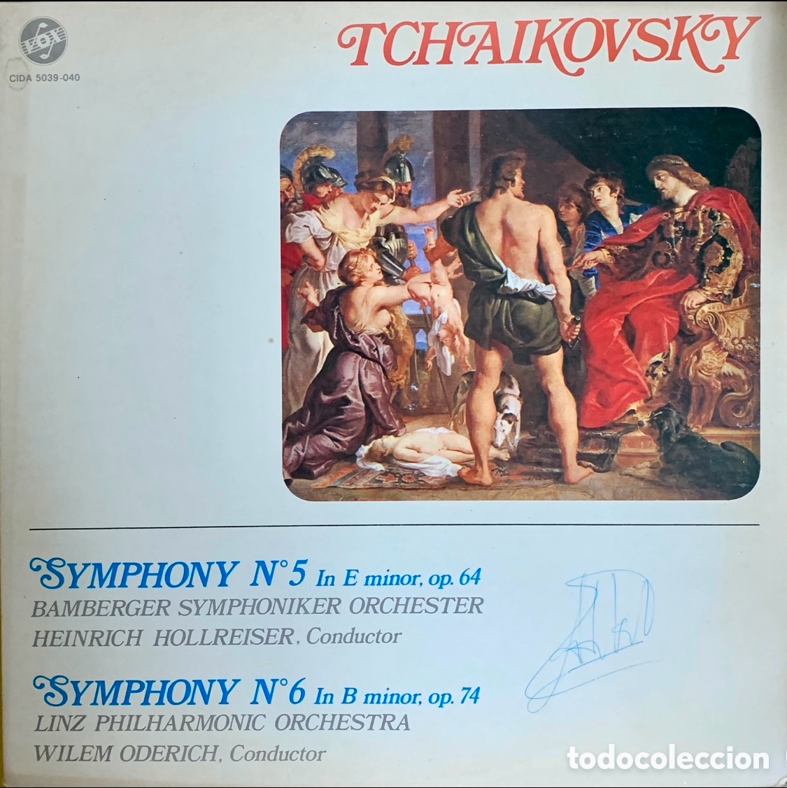 Discos de vinilo: Disco Vinilo 2LP. Tchaikovsky. &ldquo;Symphony n&deg; 5 y 6&rdquo;. 1982. - Foto 1