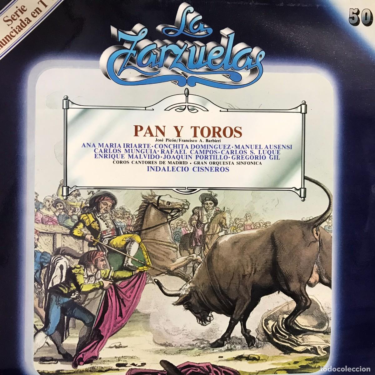 Discos de vinilo: LA ZARZUELA - ZACOSA - DISCO 50 - Pan y toros
