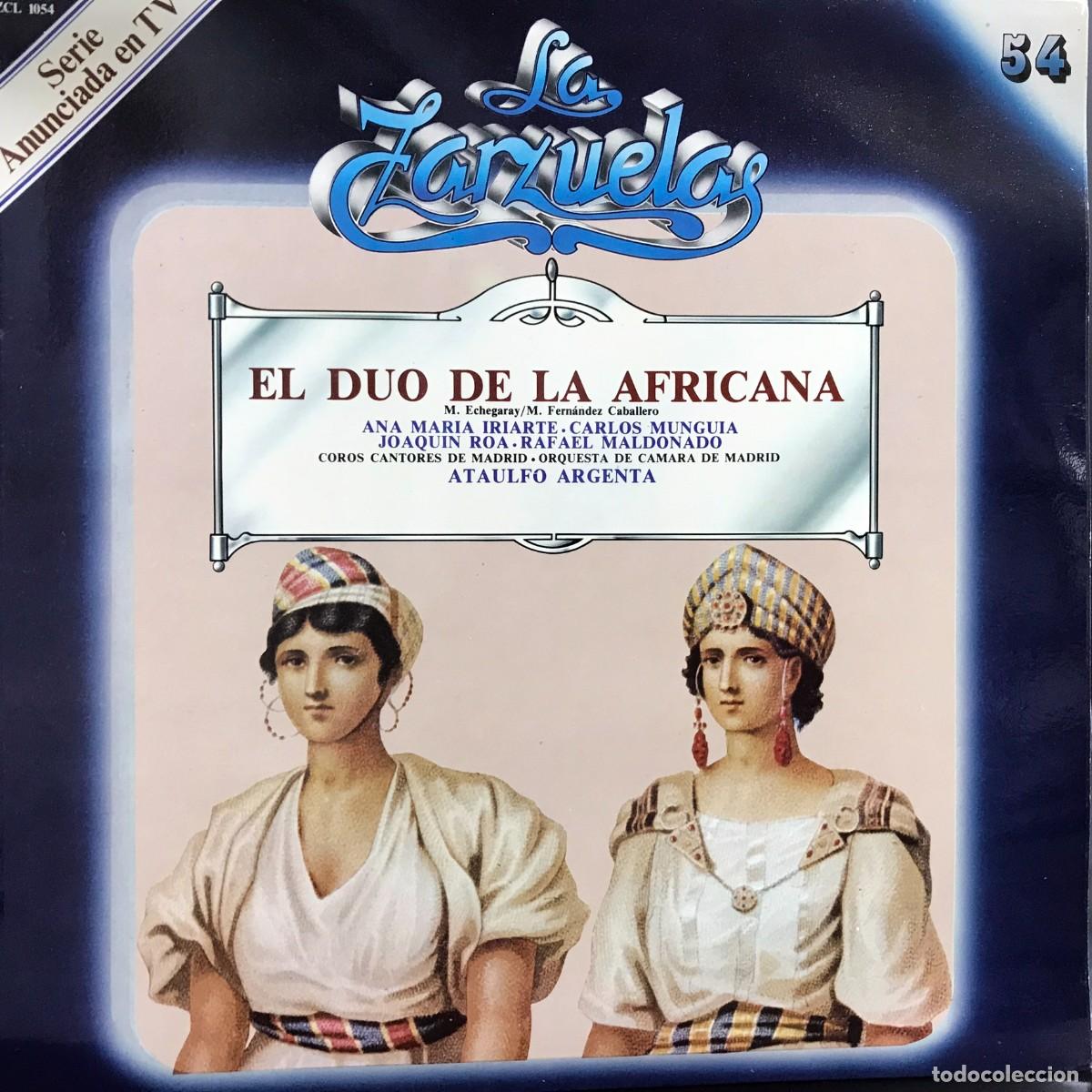 Discos de vinil: LA ZARZUELA - ZACOSA - DISCO 54 - El D&uacute;o De La Africana
