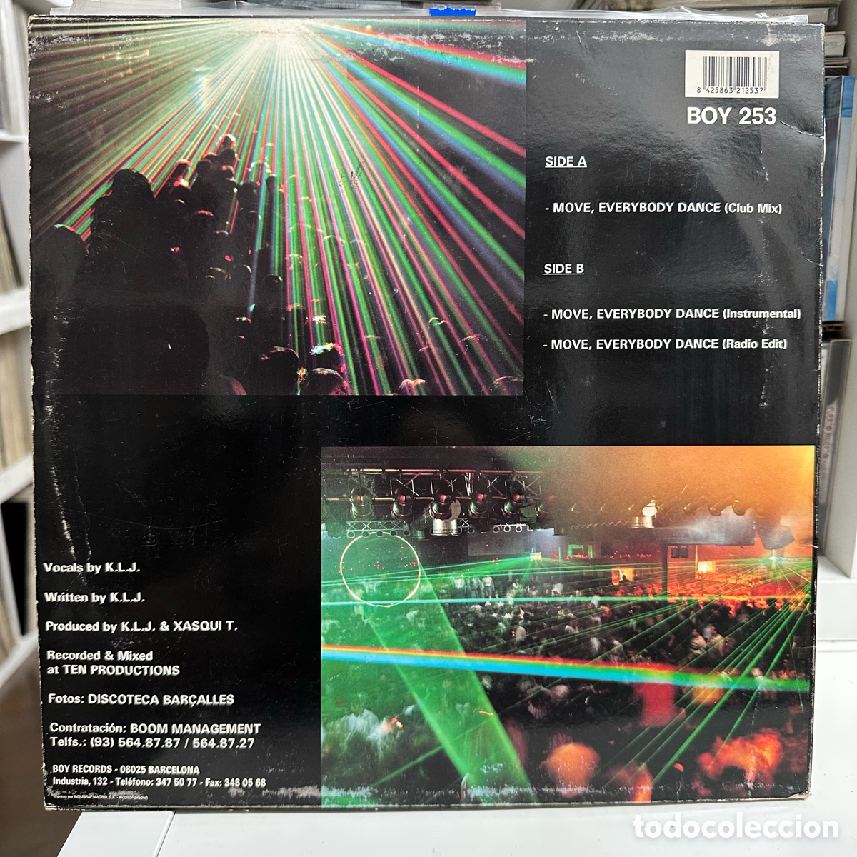 Discos de vinilo: K.L.J. - Move, Everybody Dance (12&rdquo;) - Foto 2