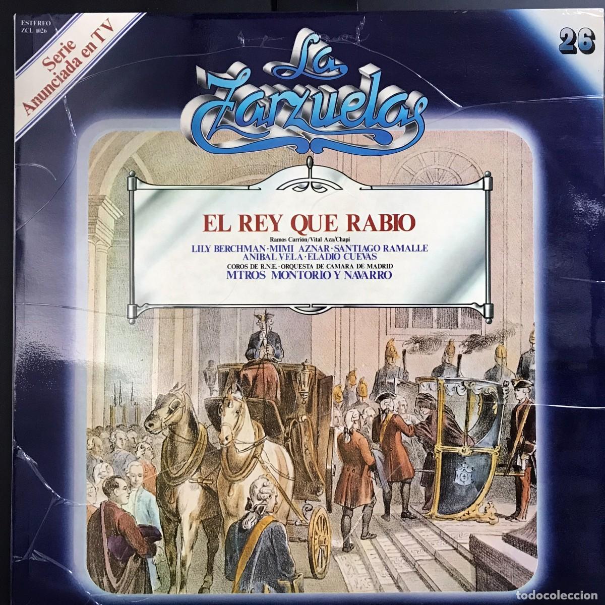 Disques de vinyle: LA ZARZUELA - ZACOSA - DISCO 26 - El Rey Que Rabi&oacute;