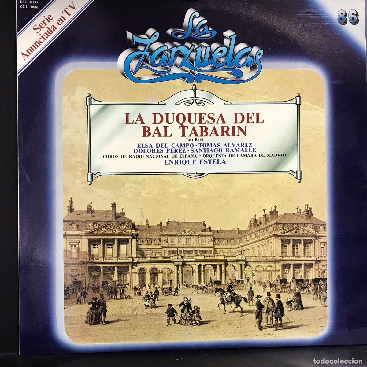 Disques de vinyle: LA ZARZUELA - ZACOSA - DISCO 86 - La Duquesa Del Bal Tabarin