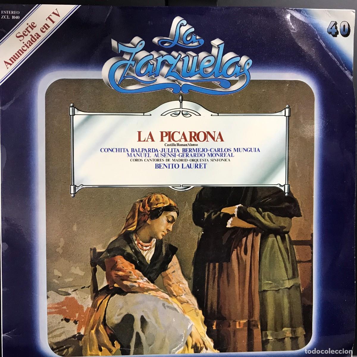Disques de vinyle: LA ZARZUELA - ZACOSA - DISCO 40 - La Picarona