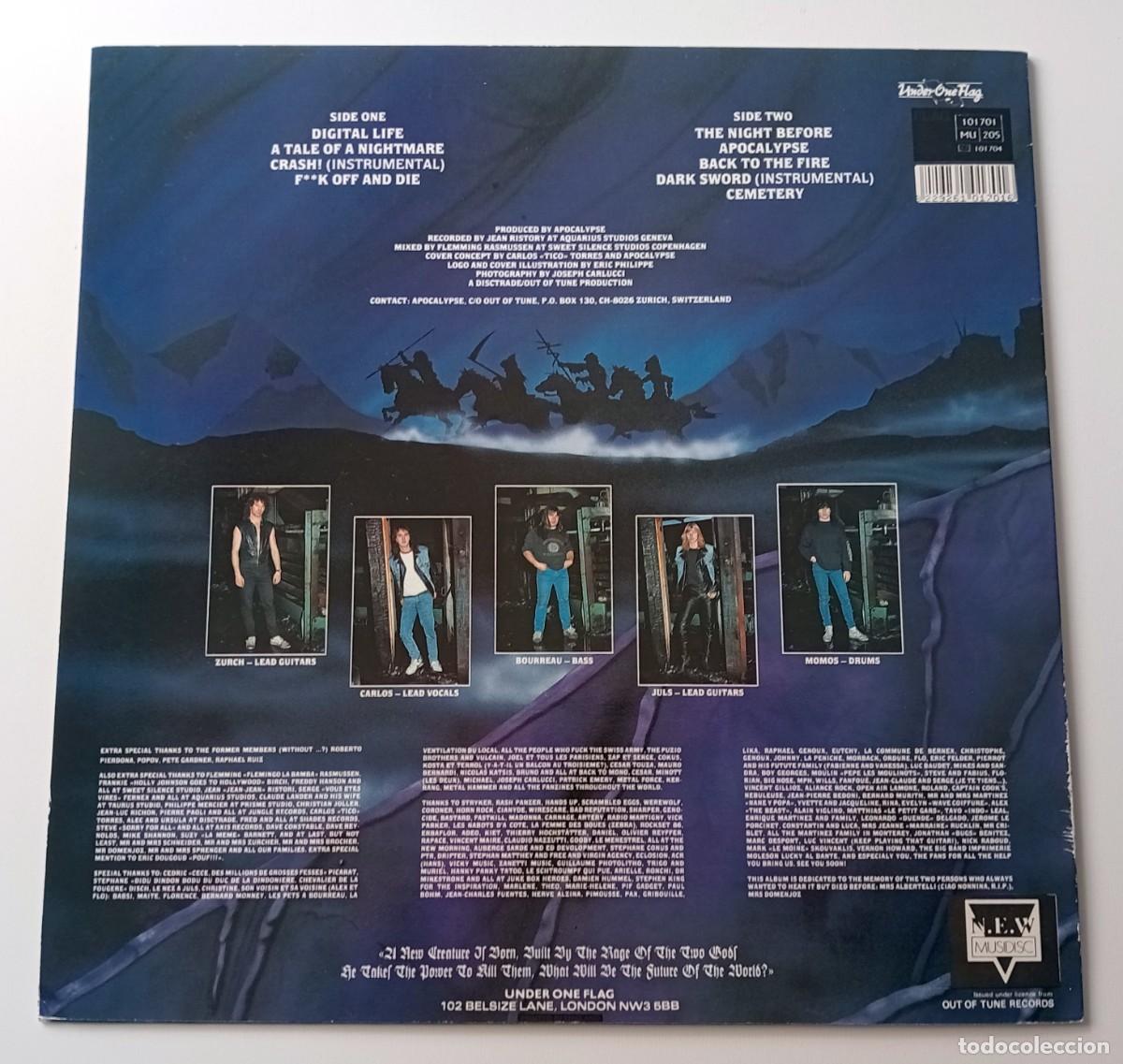 Discos de vinilo: LP APOCALYPSE - APOCALYPSE - Foto 2
