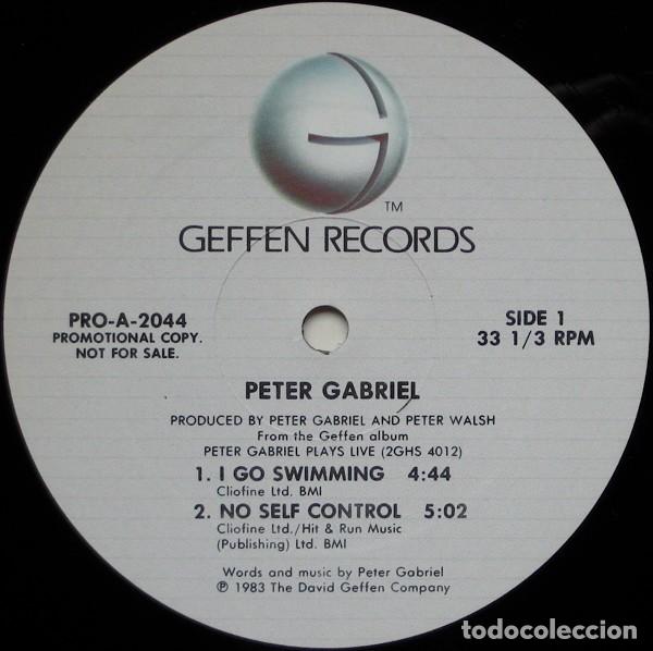 Discos de vinilo: Peter Gabriel &lrm;&ndash; Selections From &rdquo;Peter Gabriel Plays Live&rdquo; Maxi &rdquo;12 - Foto 2