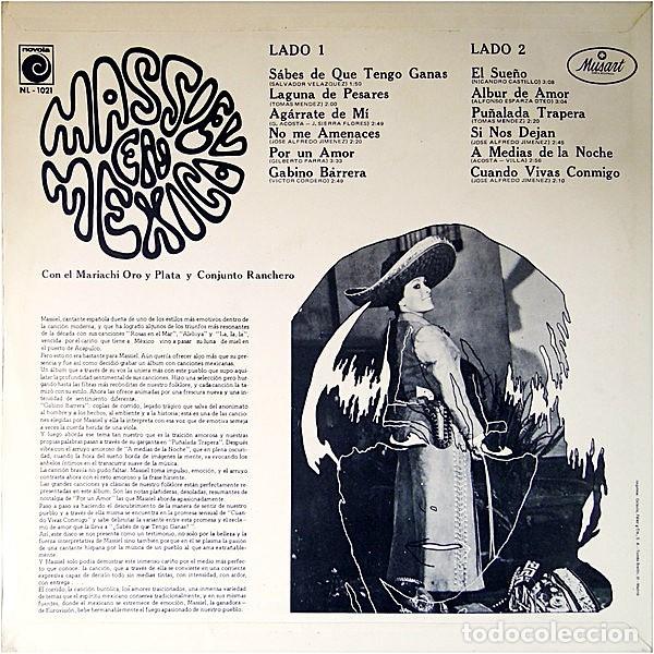 Discos de vinilo: MASSIEL EN M&Eacute;XICO. COMO NUEVO. - Foto 2