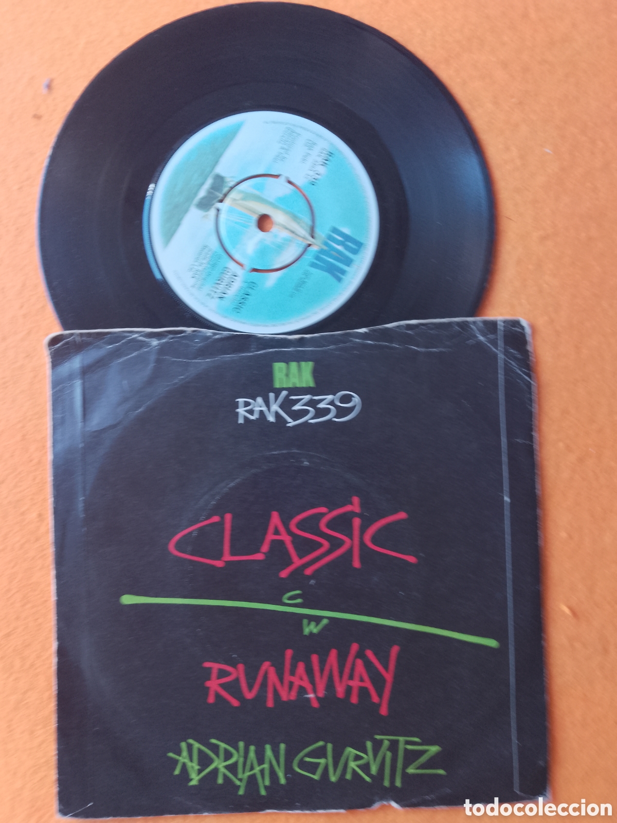 Discos de vinilo: Adrian Gurvitz &ndash; Classic - Runaway / RAK 1982 - Foto 3