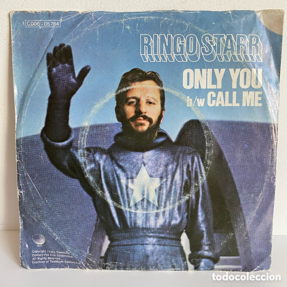 Discos de vinilo: Ringo Starr - Only You (7&rdquo;, Single) - Foto 1