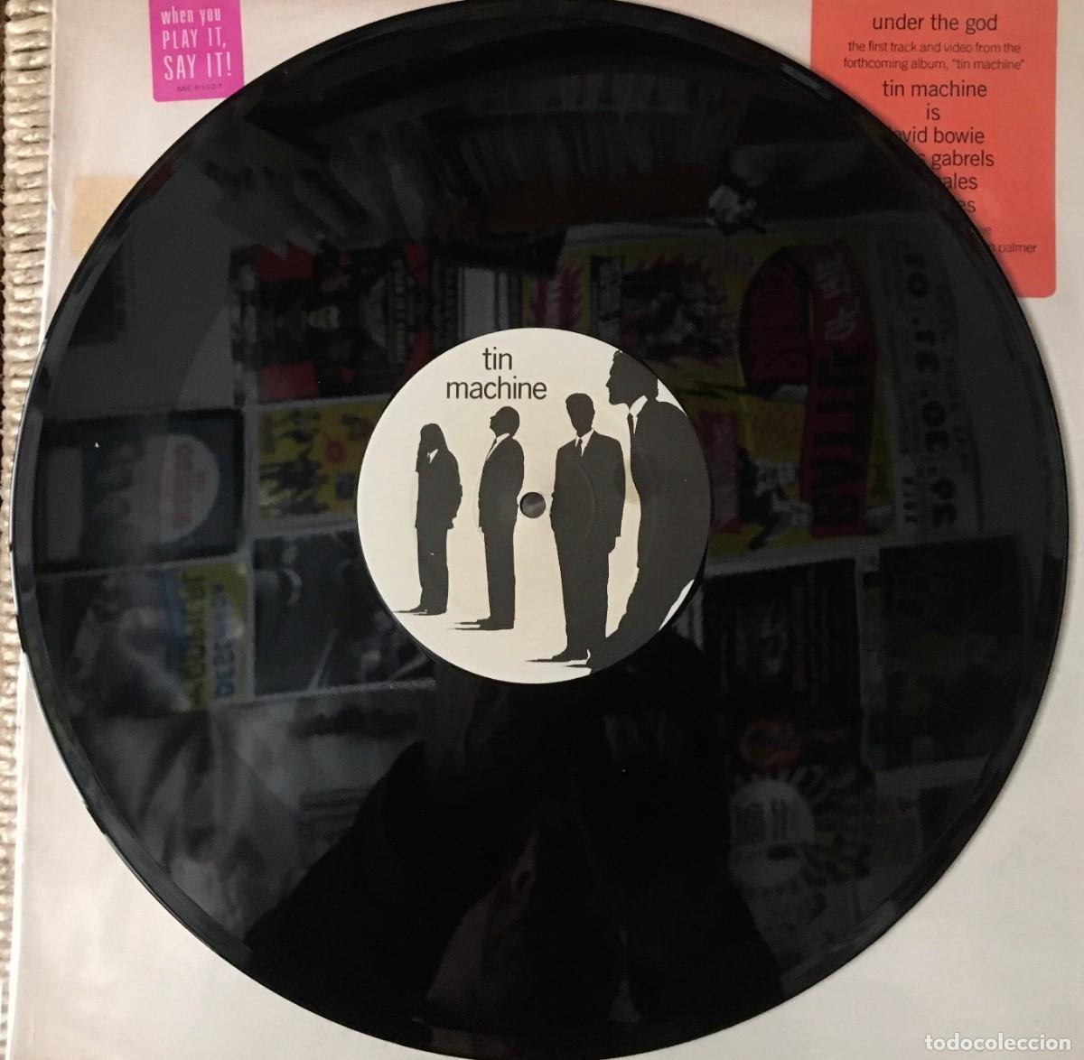 Discos de vinilo: DAVID BOWIE (TIN MACHINE) - UNDER THE GOD MAXI 12&rdquo; - Foto 2