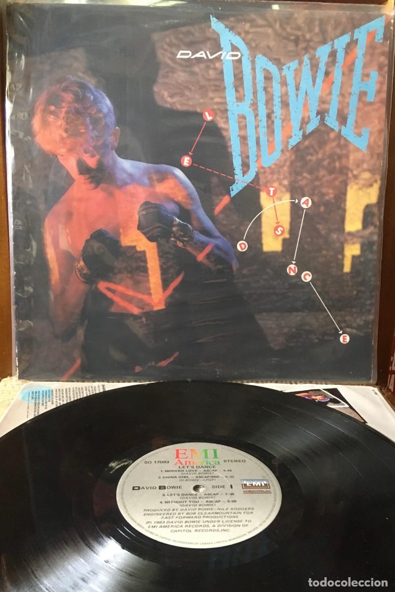 Discos de vinilo: DAVID BOWIE - LET ́S DANCE, LP edic Canad&aacute; 1983 - Foto 1
