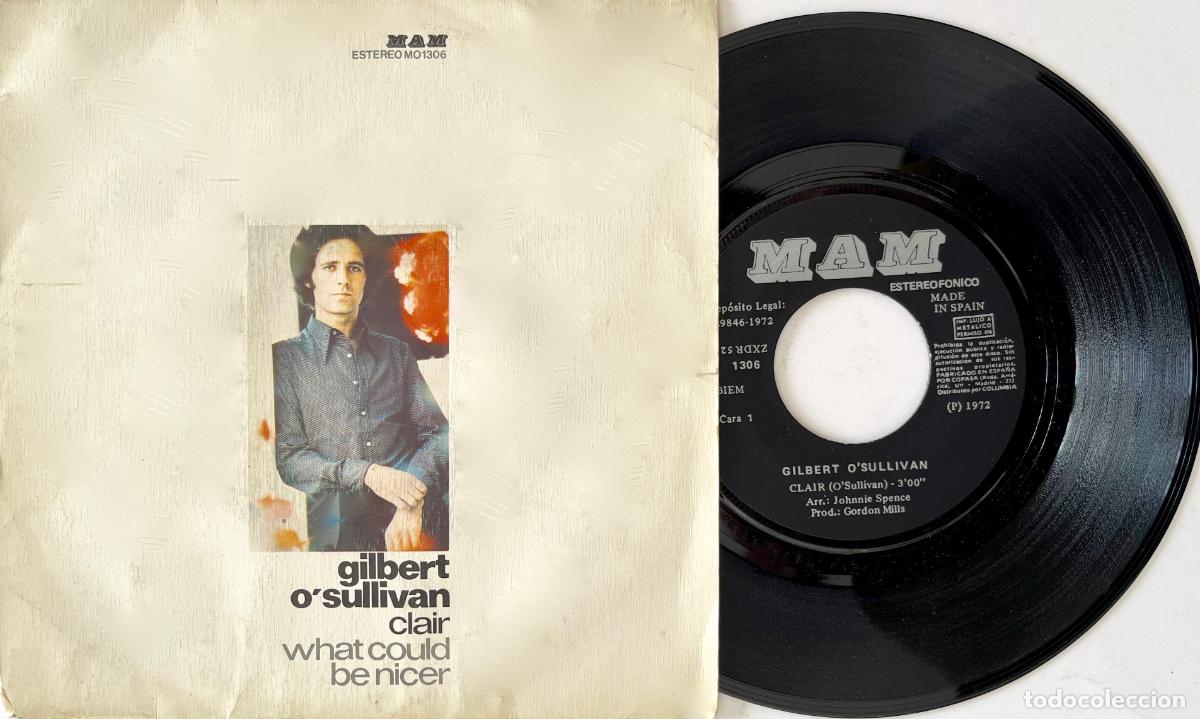 Discos de vinilo: GILBERT 0&acute;SULLIVAN. CLAIR. SINGLE ORIGINAL ESPA&Ntilde;A 1972 - Foto 1
