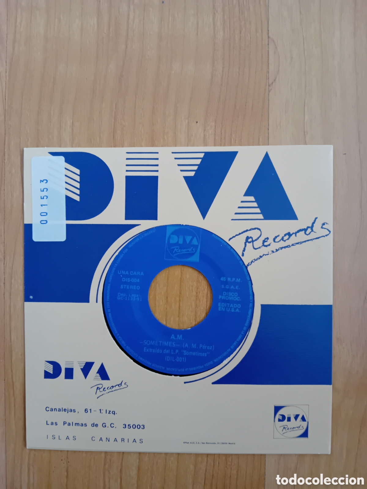 Discos de vinilo: A. M. PEREZ. AM PEREZ. SOMETIMES. FIRST TIME - Foto 2