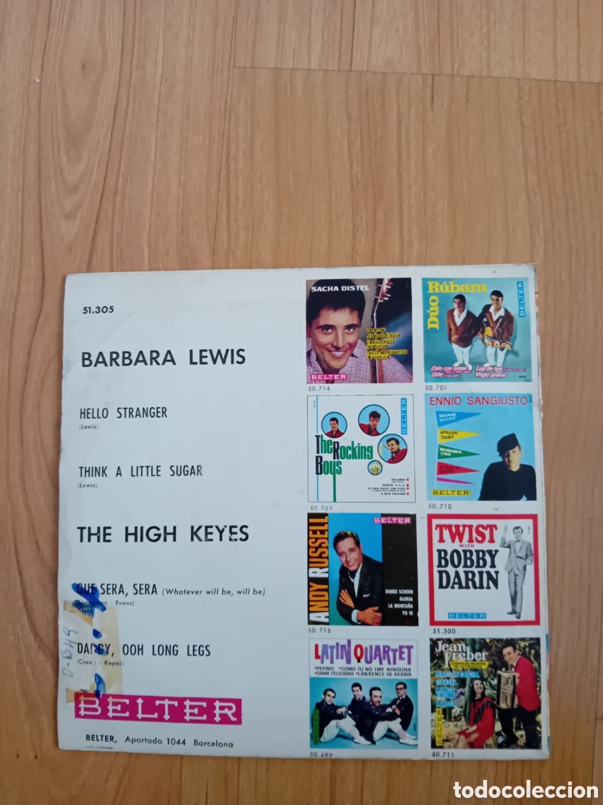 Discos de vinilo: BARBARA LEWIS. THE HIGH KEYES - Foto 2